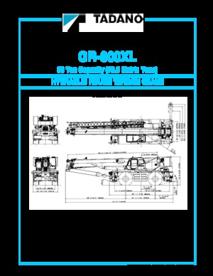 Ruwterrein-kranen Tadano GR-800XL