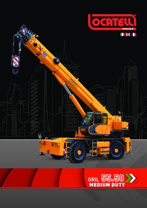 Ruwterrein-kranen Locatelli GRIL 55.50