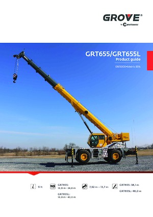 Ruwterrein-kranen Grove GRT655