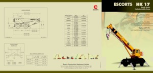 Ruwterrein-kranen Escorts HK 17