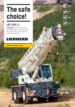 Ruwterrein-kranen Liebherr LRT 1100-2.1