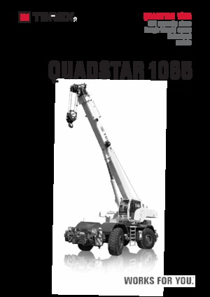 Ruwterrein-kranen TEREX CRANES Quadstar 1065