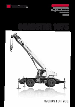 Ruwterrein-kranen TEREX CRANES Quadstar 1075
