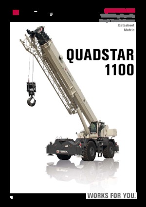 Ruwterrein-kranen TEREX CRANES Quadstar 1100
