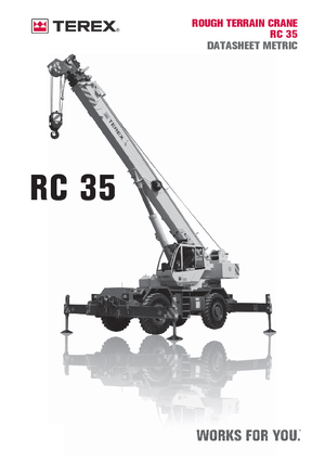 Ruwterrein-kranen Terex Bendini RC 35  (4x4x4)