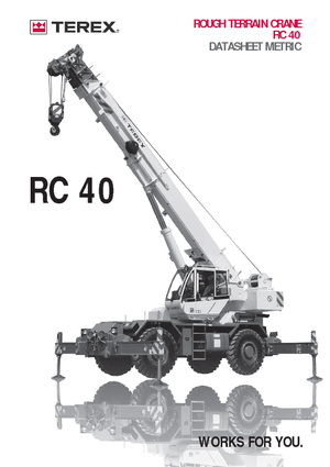 Ruwterrein-kranen Terex Bendini RC 40 (4x4x4)