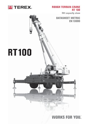 Ruwterrein-kranen TEREX CRANES RT 100