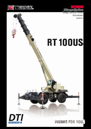 Ruwterrein-kranen TEREX CRANES RT 100US