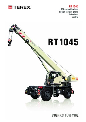 Ruwterrein-kranen TEREX CRANES RT 1045