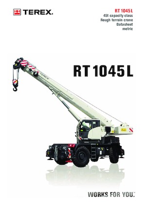 Ruwterrein-kranen TEREX CRANES RT 1045L