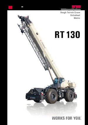 Ruwterrein-kranen TEREX CRANES RT 130