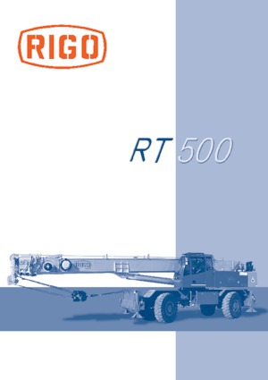 Ruwterrein-kranen RIGO RT 500