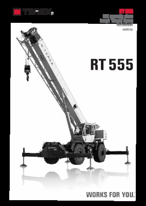 Ruwterrein-kranen TEREX CRANES RT 555