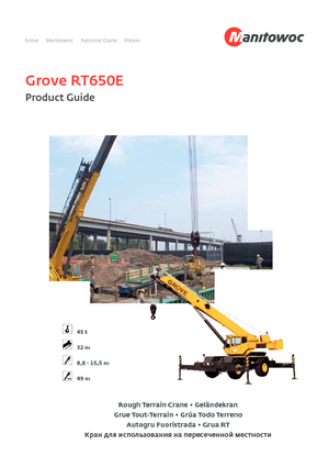 Ruwterrein-kranen Grove RT650E