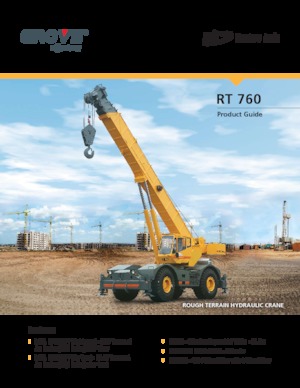 Ruwterrein-kranen Til RT 760