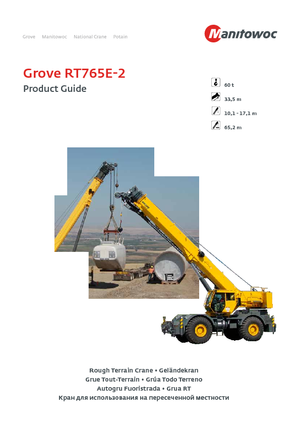 Ruwterrein-kranen Grove RT765E-2