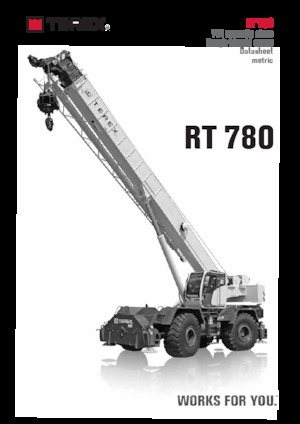 Ruwterrein-kranen TEREX CRANES RT 780