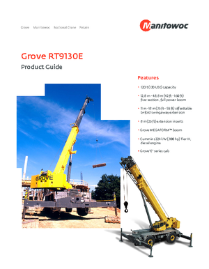 Ruwterrein-kranen Grove RT 9130 E (4x4x4)