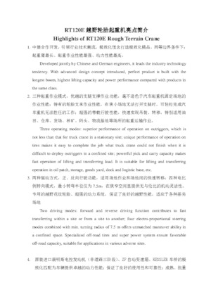 Ruwterrein-kranen XCMG RT120E