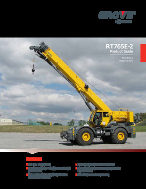 Ruwterrein-kranen Grove RT765E-2