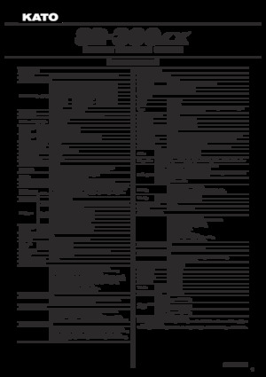 Ruwterrein-kranen Kato SR-300 LX