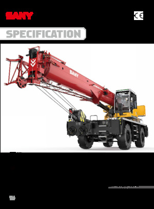Ruwterrein-kranen Sany SRC300T