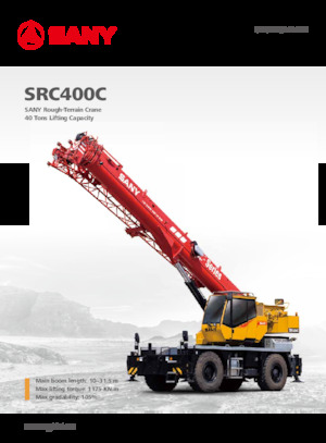 Ruwterrein-kranen Sany SRC400C