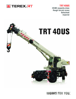 Ruwterrein-kranen TEREX CRANES TRT 40US