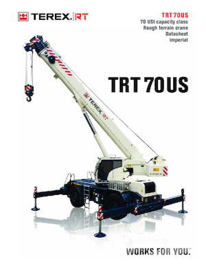 Ruwterrein-kranen TEREX CRANES TRT 70US