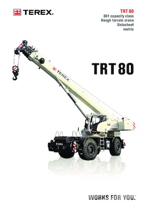 Ruwterrein-kranen TEREX CRANES TRT 80