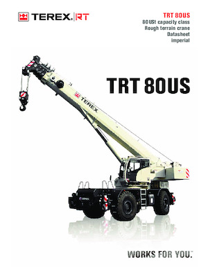 Ruwterrein-kranen TEREX CRANES TRT 80US