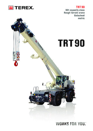 Ruwterrein-kranen TEREX CRANES TRT 90