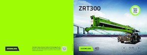 Ruwterrein-kranen Zoomlion ZRT300