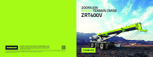 Ruwterrein-kranen Zoomlion ZRT400V