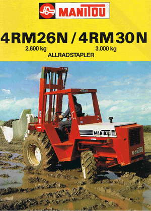 Ruwterrein-heftrucks Manitou 4 RM 30 N