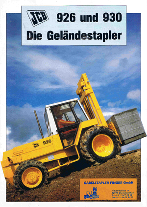 Ruwterrein-heftrucks JCB 926-2