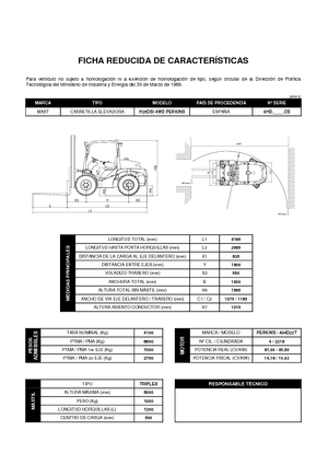 Ruwterrein-heftrucks Mast Explorer H 25 DA
