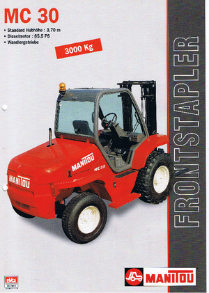 Ruwterrein-heftrucks Manitou MC 30