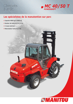 Ruwterrein-heftrucks Manitou MC 50 PS