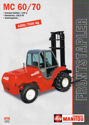 Ruwterrein-heftrucks Manitou MC 70 T PS