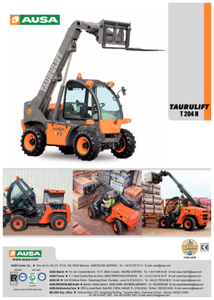Ruwterrein-heftrucks Ausa T 204 H X4