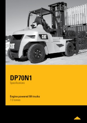 Dieselheftrucks Caterpillar DP70N1