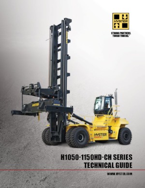 Ruwterrein-heftrucks Hyster H1050HD