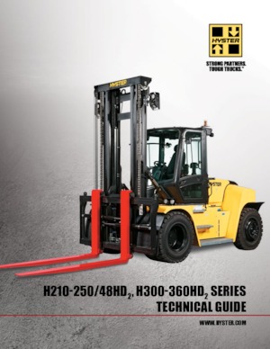Ruwterrein-heftrucks Hyster H330HD2