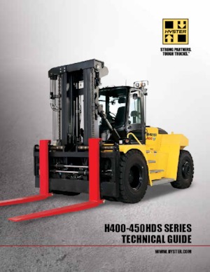 Ruwterrein-heftrucks Hyster H400HD