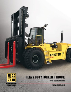 Ruwterrein-heftrucks Hyster H970HD