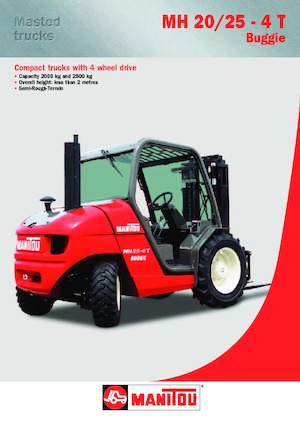 Ruwterrein-heftrucks Manitou MH 20-4 T Buggie