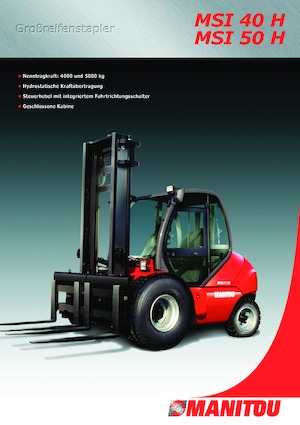 Ruwterrein-heftrucks Manitou MSI 50 H