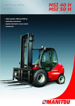 Ruwterrein-heftrucks Manitou MSI 50 H