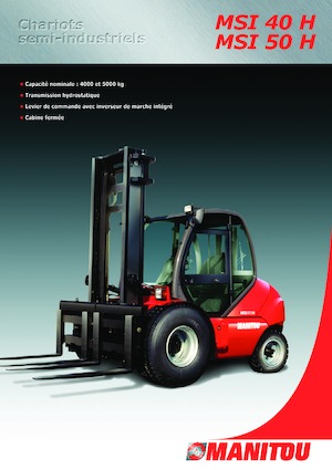 Ruwterrein-heftrucks Manitou MSI 50 H